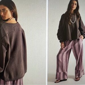 Free People Brown Sweater